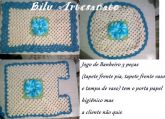JOGO DE BANHEIRO AZUL
